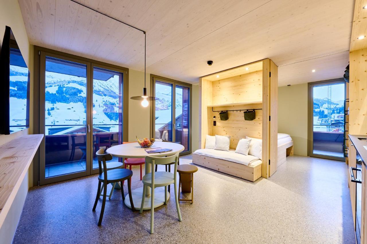 Apart Hotel Adelboden Am Dorfplatz Exterior foto